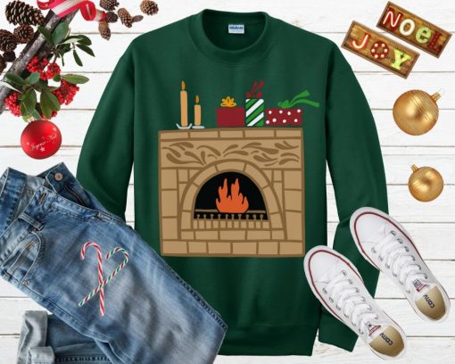 Fireplace Ugly Christmas Sweater