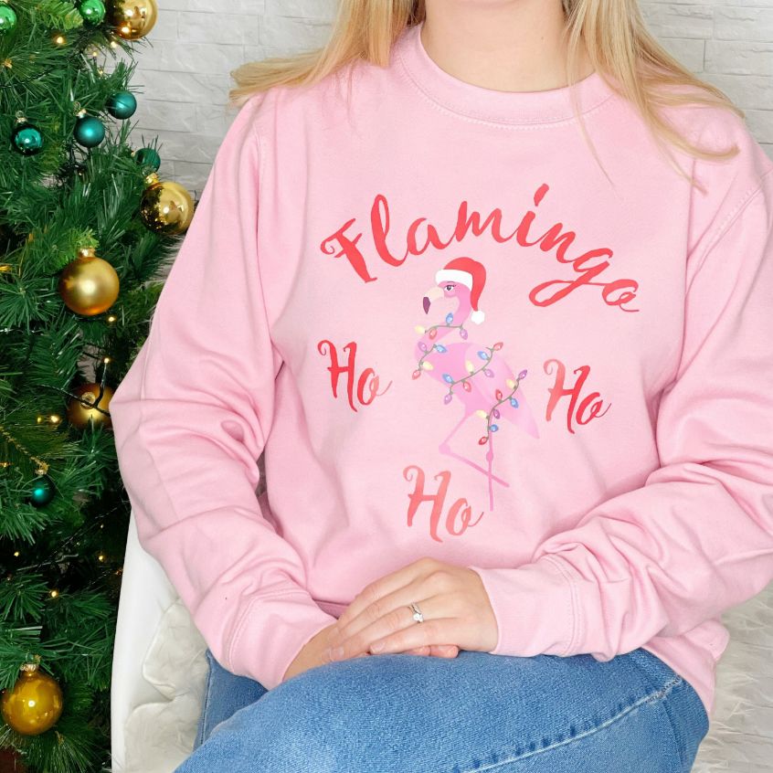 Flamingo Christmas Sweatshirt