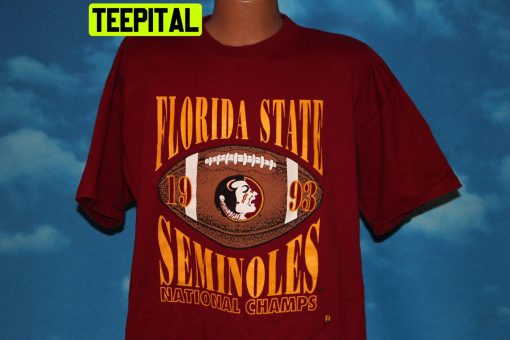 Florida State Seminoles Football Burgundy Vintage 1993 Trending Unisex T-Shirt