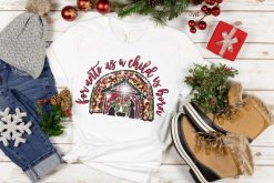 For Unto Us A Child Is Born Christmas Shirt