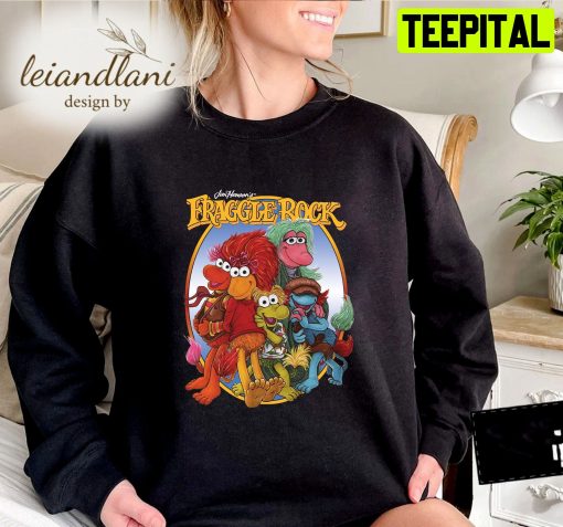 Fraggle Rock Group Hug Funny The Muppets Birthday Kid Disney Sweatshirt