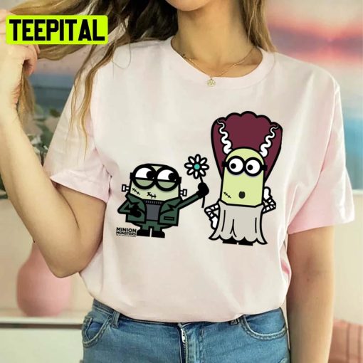 Frankenstein And His Bride Minion Monsters Unisex Sweatshirt