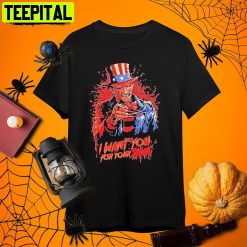 Freddy Krueger I Want You For Your Soul Halloween Retro Art Unisex T-Shirt