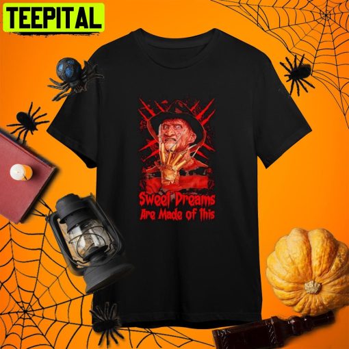 Freddy Krueger Sweet Dreams Are Made Of This Halloween Retro Art Unisex T-Shirt