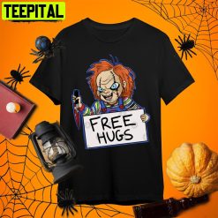 Free Hugs Chucky Retro Art Unisex T-Shirt