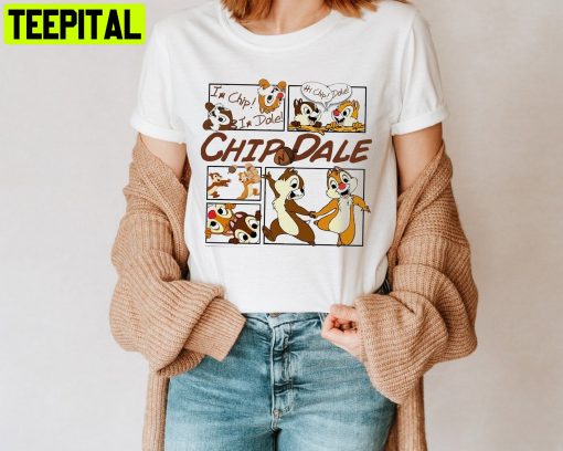 Friend Chip And Dale Double Trouble Chip And Dale Friend Disney Unisesx T-Shirt