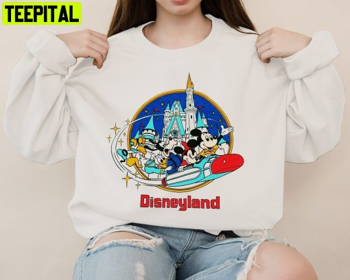 Friend Land Mickey Mouse Donald Groofy Holiday Disney Sweatshirt