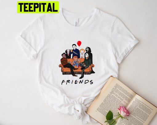 Friends Halloween Horror Movie Killers Trending Unisex T-Shirt