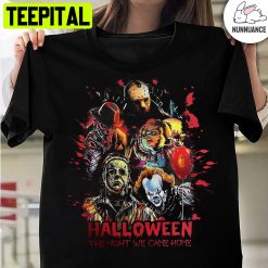 Friends Halloween Scary Friends, Michael Myers, Jason Voorhees Trending Unisex T-Shirt