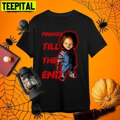 Friends Till The End Chucky Retro Art Unisex T-Shirt