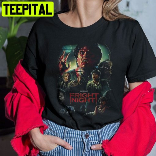 Fright Night 80’s Horror Halloween Trending Unisex T-Shirt