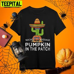 Fun Cute Halloween Fall Saying Funny Pumpkin In The Patch T Retro Art Unisex T-Shirt