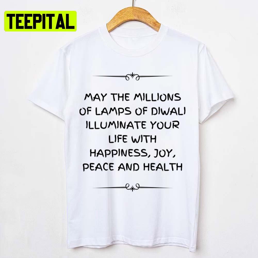 Fun Happy Diwali Festival Design Unisex T-Shirt