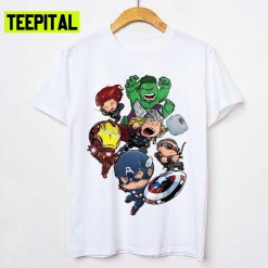 Funny Design Marvel Cute Avongers Unisex T-Shirt