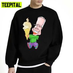 Funny Joe Biden National Ice Cream Day Unisex Sweatshirt