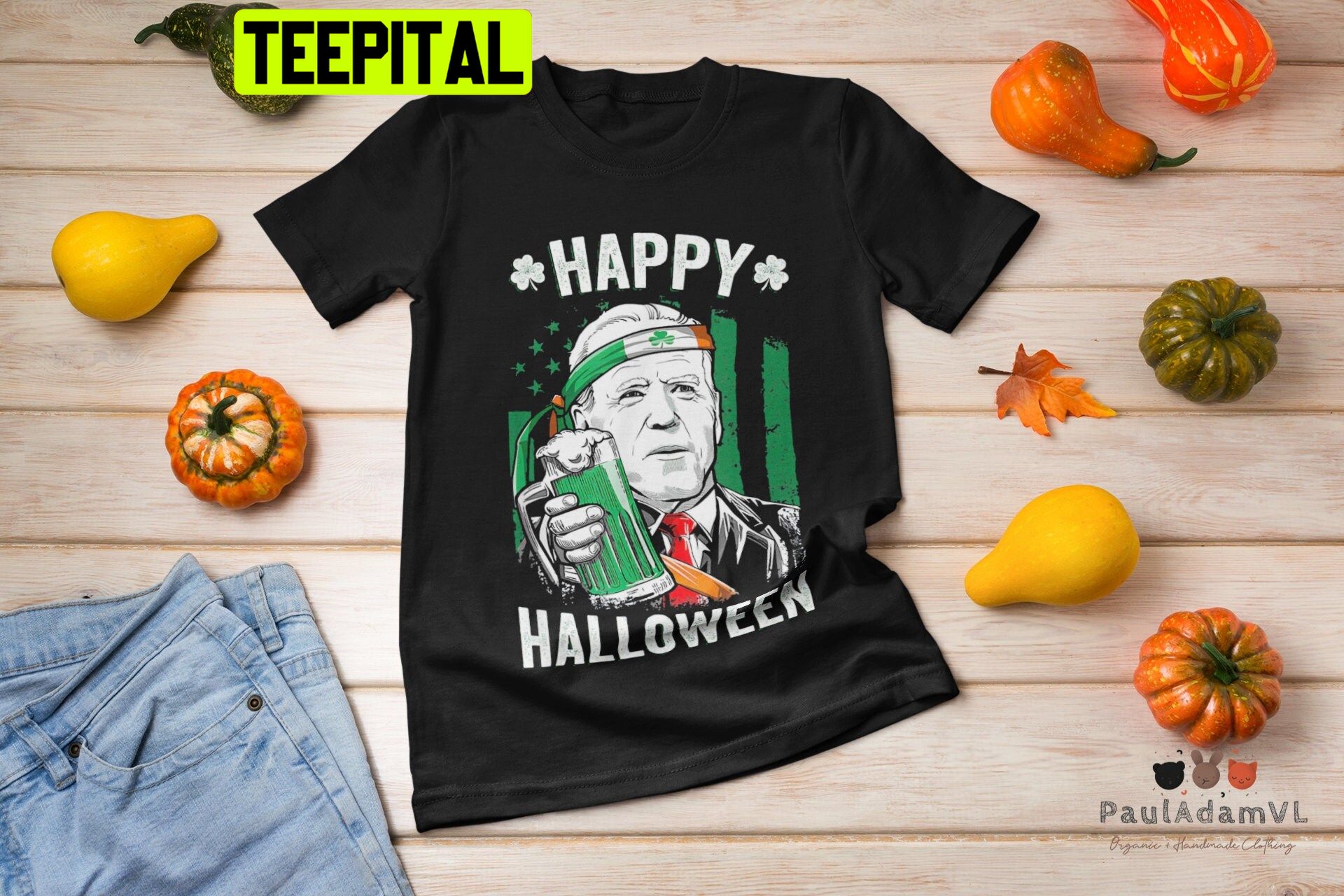 Funny Leprechaun Happy Halloween For St Patrick’s Day Trending Unisex T-Shirt