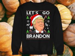 Funny Let’s Go Brandon Trump Ugly Christmas Sweatshirt