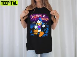 Funny Trick Or Treat Donald Donald Duck Donald Halloween Unisesx T-Shirt