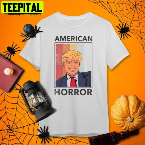 Funny Trump Halloween Edition Vote For Dems Light Retro Art Unisex T-Shirt