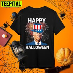 Funny Uncle Biden Halloween Retro Art Unisex T-Shirt