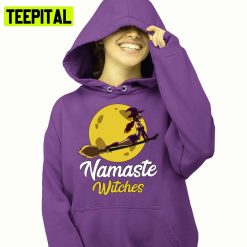 Funny Yoga Design Namaste Witches Hoodie