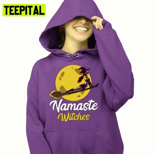 Funny Yoga Design Namaste Witches Hoodie