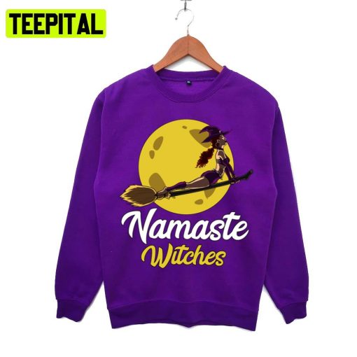 Funny Yoga Design Namaste Witches Hoodie