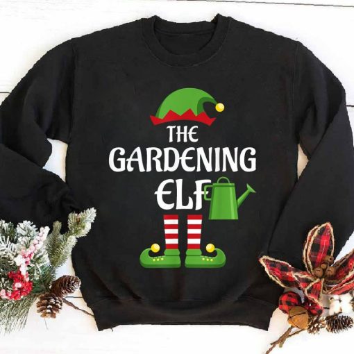 Gardening Elf Family Matching Group Christmas 2022 Family Sweatshirt