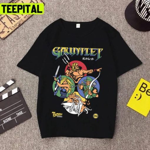 Gauntlet Retro Vintage Arcade Gaming Premium Unisex T-Shirt