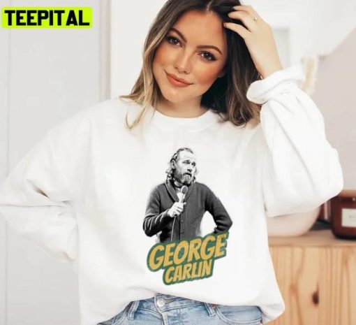 George Carlin Vintage Retro Stand Comedian Unisex T-Shirt