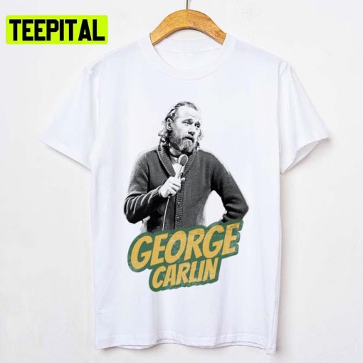 George Carlin Vintage Retro Stand Comedian Unisex T-Shirt