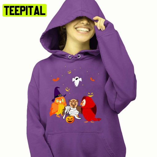 Get Ready For Halloween Funny Owl Cosplay Hoodie