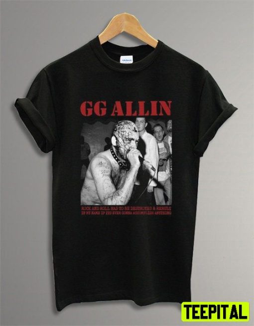 Gg Allin Design Funny Unisex T-Shirt