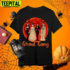 Ghoul Gang Horror Goth Queens Halloween Bride Retro Art Unisex T-Shirt