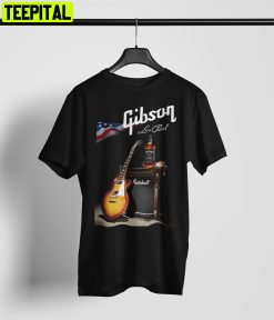 Gibson Les Paul&marshall Amplification Vintage Inspired 90s Rap Unisex T-Shirt