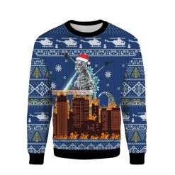 Godzilla King Of The Monsters Ugly Christmas Sweater