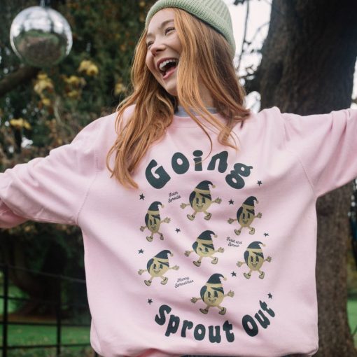 Going Sprout Out Women’s Christmas Sweatshirt