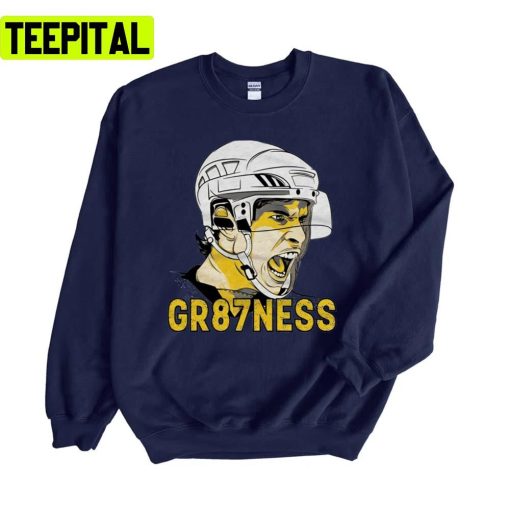 Gr 87 Ness Ice Hockey Sidney Crosby For Pittsburgh Penguins Unisex Sweatshirt