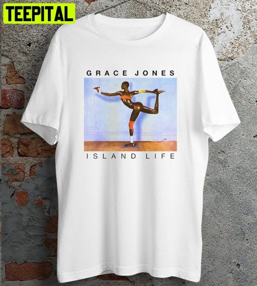 Grace Jones Island Life Retro Design T-Shirt