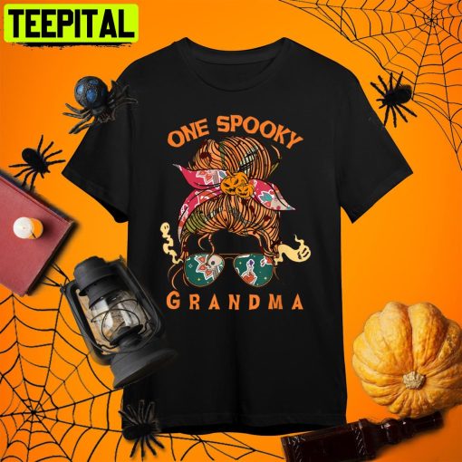 Grandma Bandana Grandma Halloween Retro Art Unisex T-Shirt