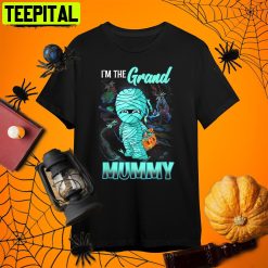 Grandma Halloween I’m The Grand Mummy Retro Art Unisex T-Shirt