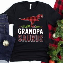 Grandpa Saurus  Christmas T-Shirt