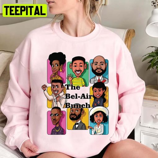 Graphic Design The Bel Air Bunch The Fresh Prince Of Bel Air Unisex Sweatshirt