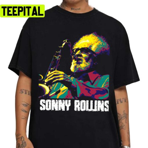 Graphic Saxophonist Sonny Rollins Walter Theodore Rollins V 5 Unisex Sweatshirt