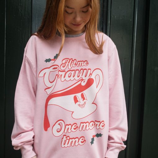 Gravy One More Time Women’s Christmas Sweatshirt