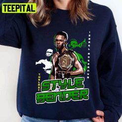 Green Text Israel Adesanya Boxer Of Ufc Unisex Sweatshirt