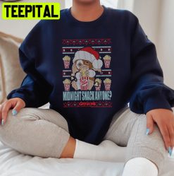 Gremlins Christmas Midnight Snack Anyone Ugly Style Trending Unisex Sweatshirt