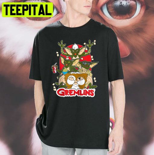 Gremlins Popcorn Horror Movie Halloween Trending Unisex T-Shirt