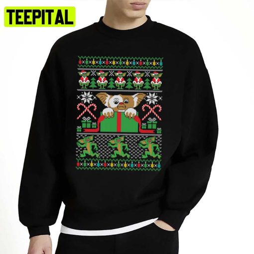 Gremlinsgizmo Christmas Pattern Mogwai Gremlins Unisex Sweatshirt