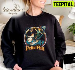 Group London Flyin Peter Pan You Can Fly Never Disney Sweatshirt